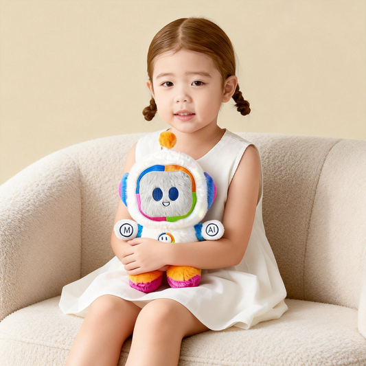 AINEWBOT AI English Language Partner Robot | Foreign Language AI Plush Toy | Intelligent Oral Conversation AI Learning Tutor
